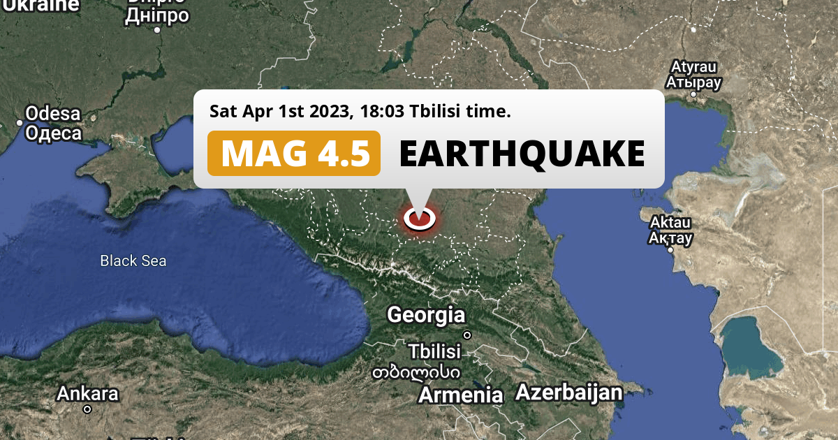 Where was earthquake in russia