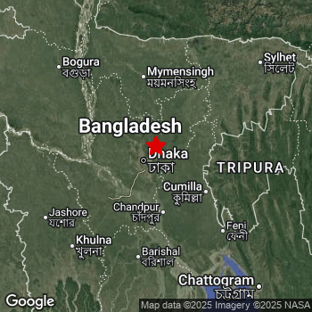 Map of area around epicenter.