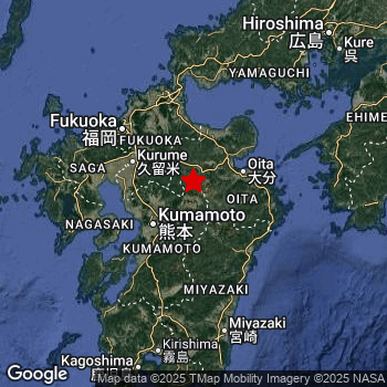 Map of area around epicenter.