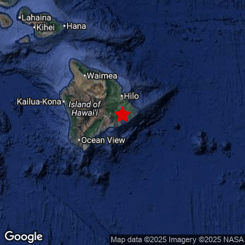 Map of area around epicenter.