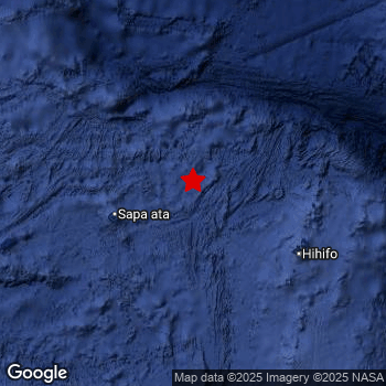 Map of area around epicenter.