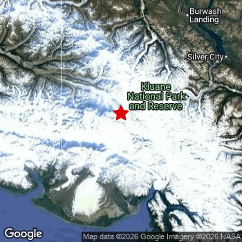 Map of area around epicenter.