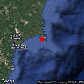 Map of area around epicenter.