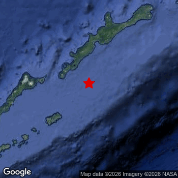 Map of area around epicenter.