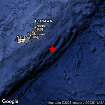 Map of area around epicenter.