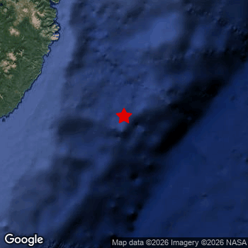 Map of area around epicenter.