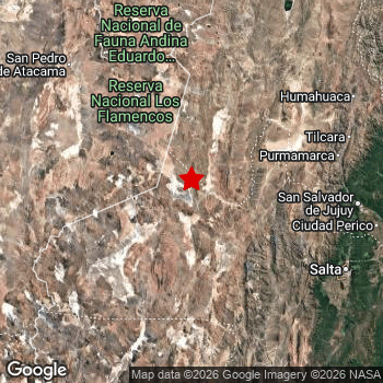 Map of area around epicenter.