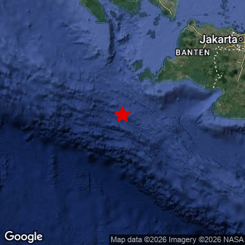 Map of area around epicenter.