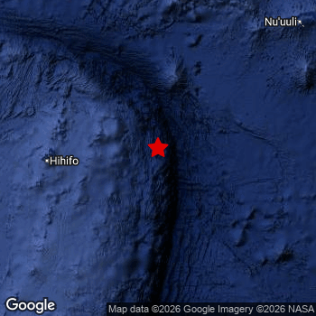 Map of area around epicenter.