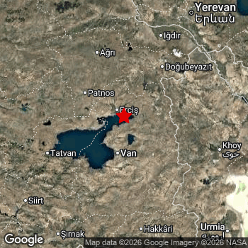 Map of area around epicenter.