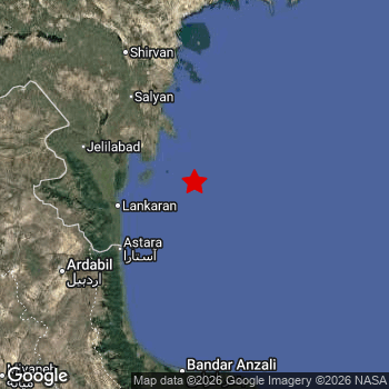 Map of area around epicenter.