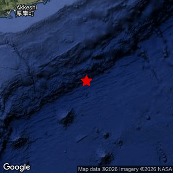 Map of area around epicenter.