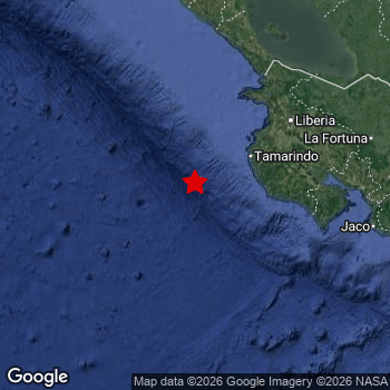 Map of area around epicenter.