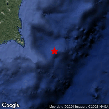 Map of area around epicenter.