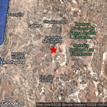 Map of area around epicenter.