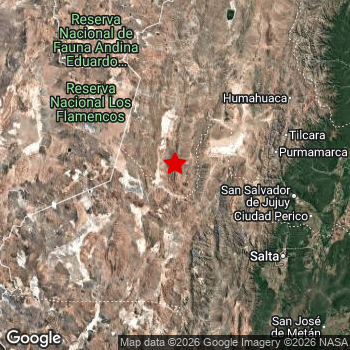 Map of area around epicenter.