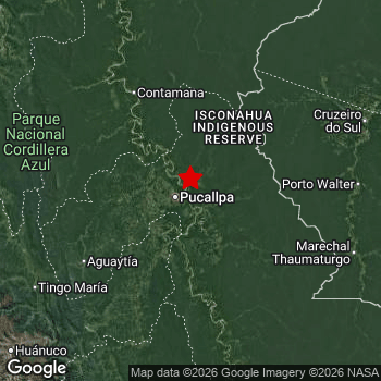 Map of area around epicenter.