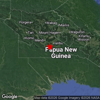 Map of area around epicenter.