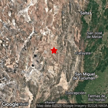 Map of area around epicenter.