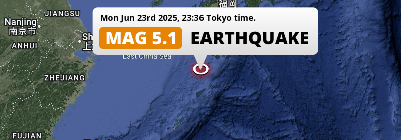 Earthquake location map