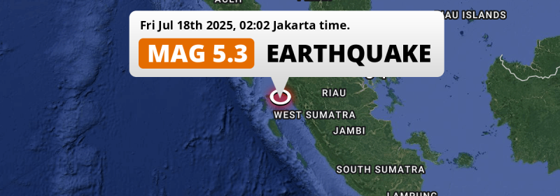 Earthquake location map