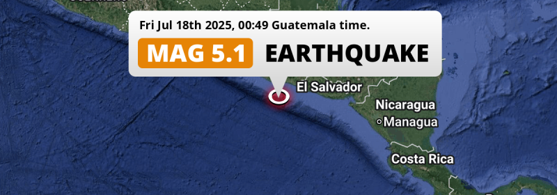 Earthquake location map