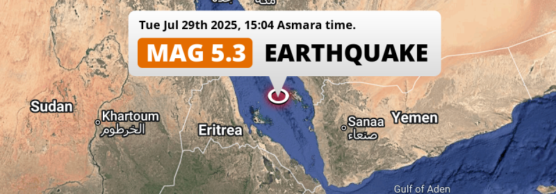 Earthquake location map