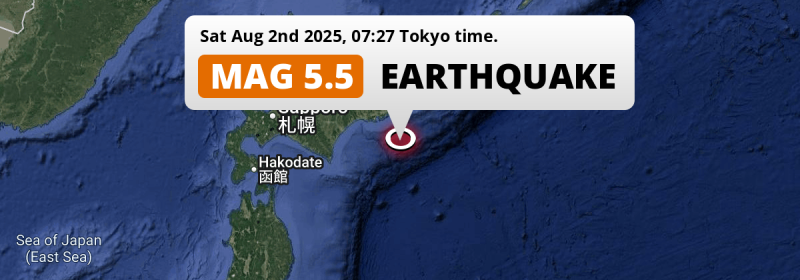 Earthquake location map