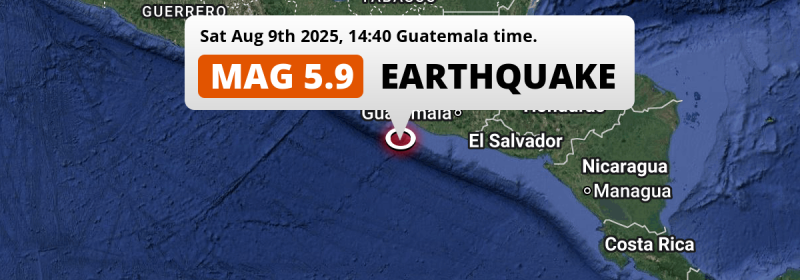 Earthquake location map