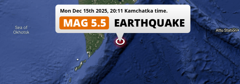 Earthquake location map