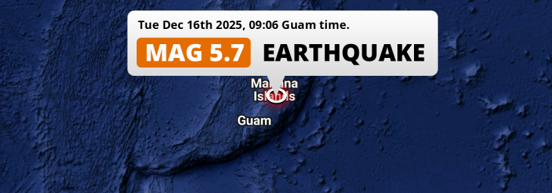 Earthquake location map