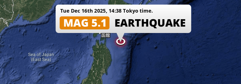 Earthquake location map