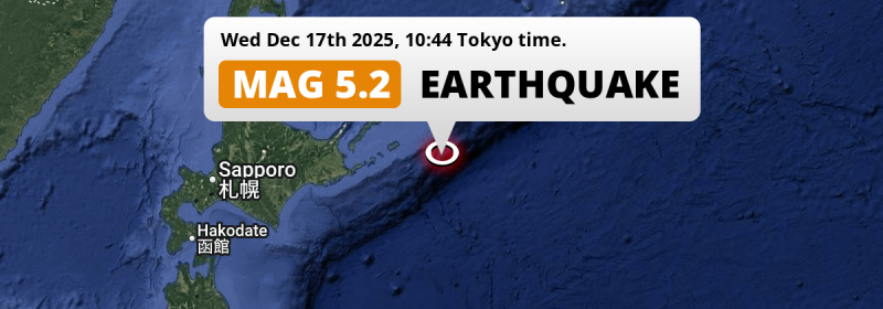 Earthquake location map