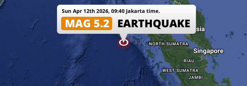 Earthquake location map