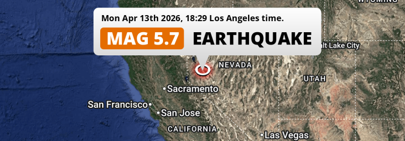 Earthquake location map