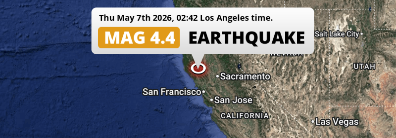 Earthquake location map