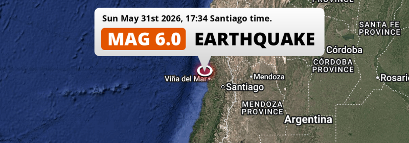 Earthquake location map
