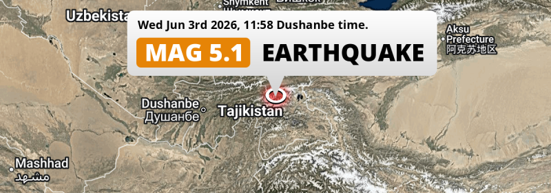 Earthquake location map