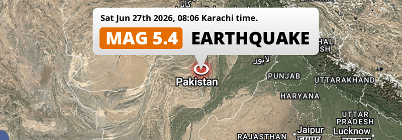 Earthquake location map