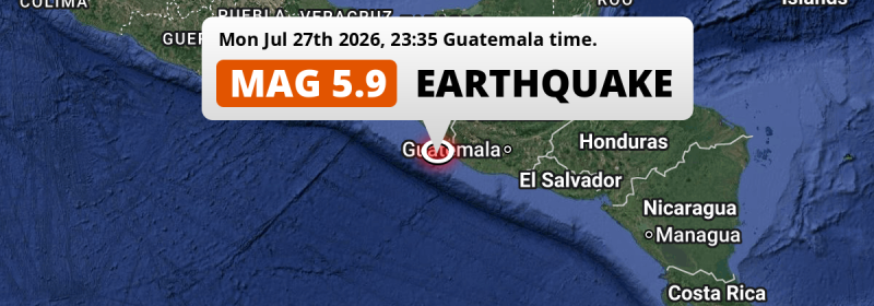 Earthquake location map