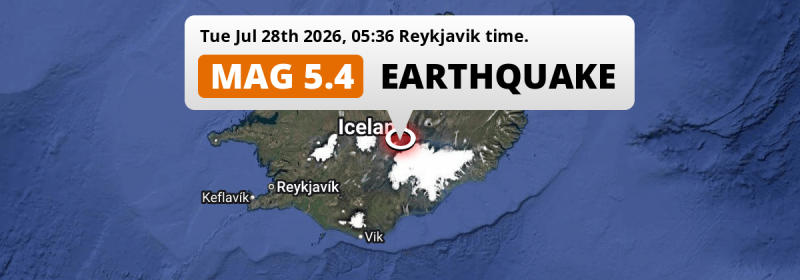 Earthquake location map
