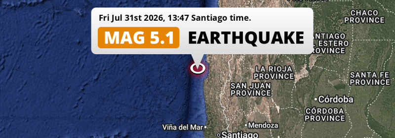 Earthquake location map