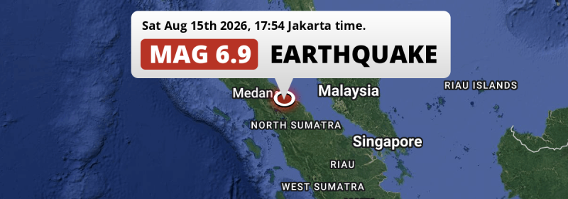 Earthquake location map