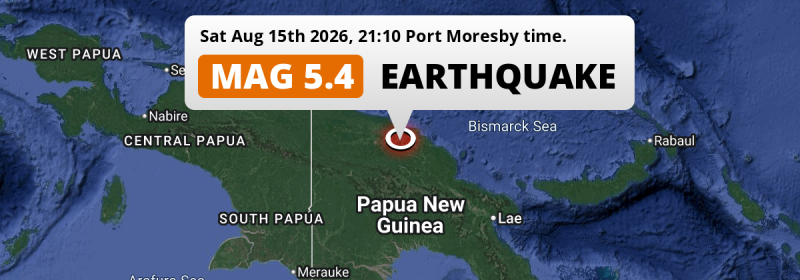 Earthquake location map
