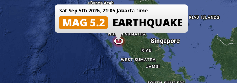 Earthquake location map