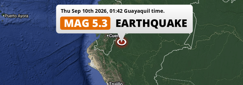 Earthquake location map