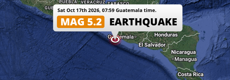 Earthquake location map