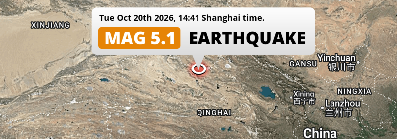Earthquake location map