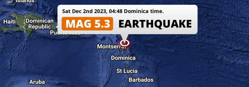 Earthquake location map