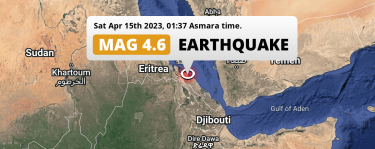 Highest magnitude earthquake in ethiopia